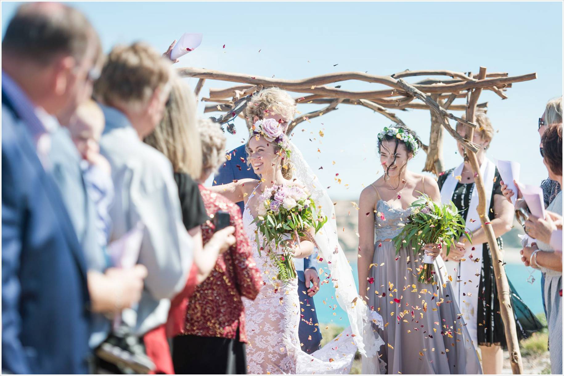 Tipi bohemian beach outdoor tepee wedding