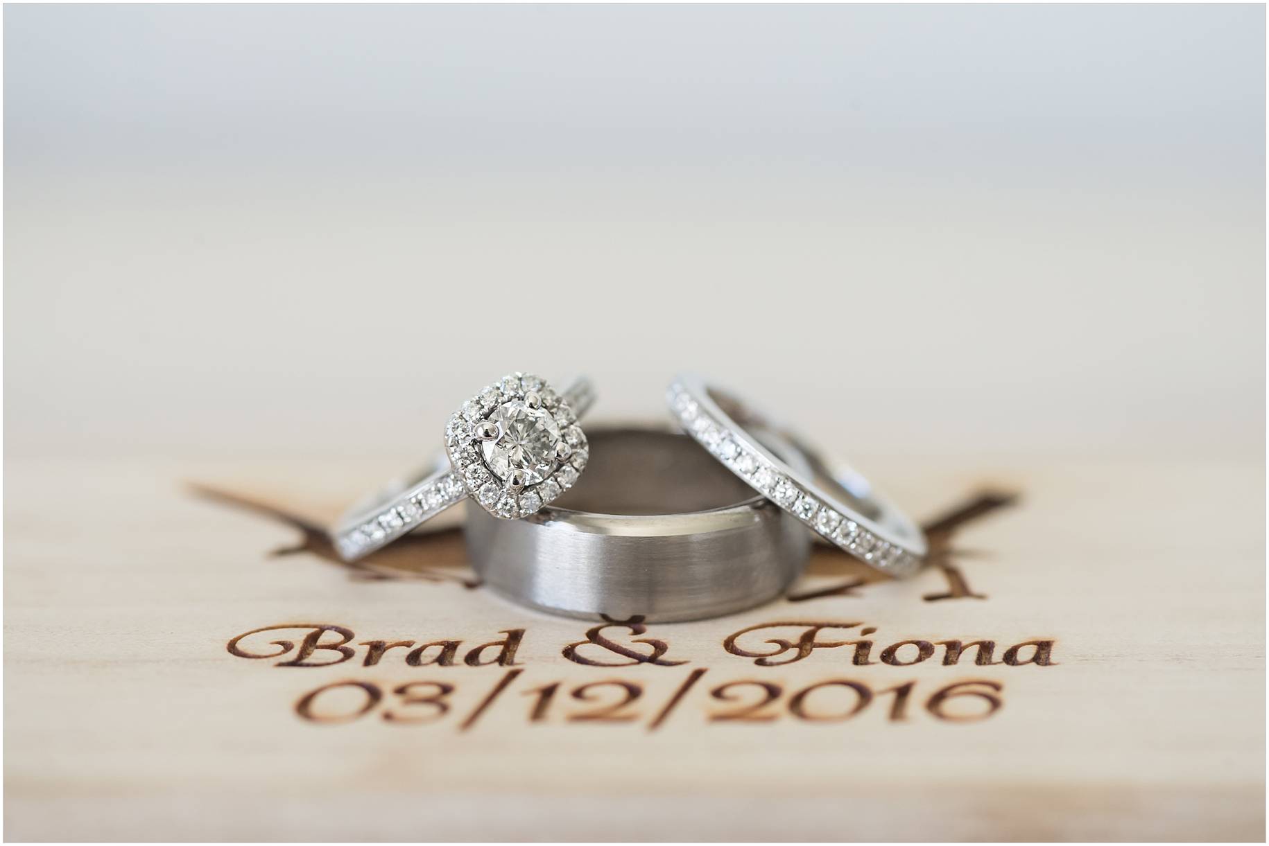 wedding and engagement rings