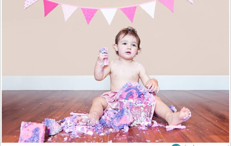 Lacey’s First Birthday Cake Smash