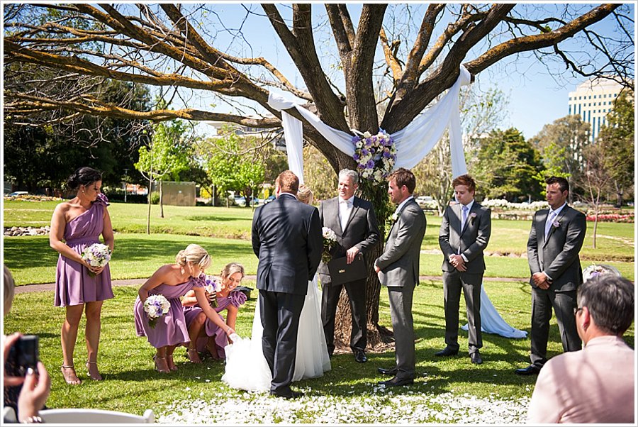 veale gardens wedding ceremony photos