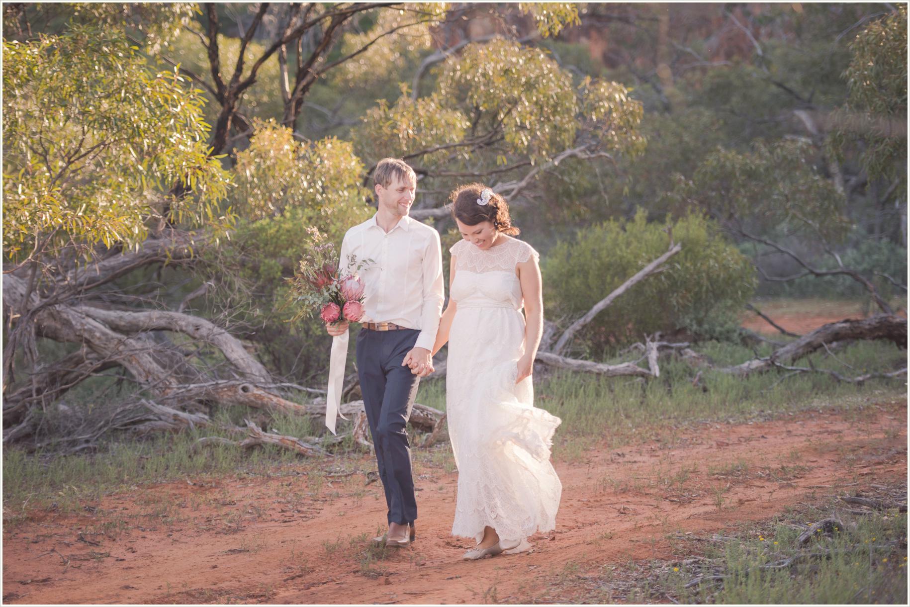 Farm rustic bushland wedding